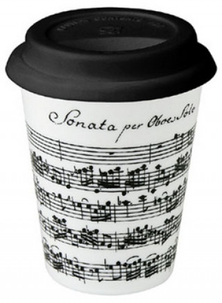 Kniha Hrnek Coffee to go Vivaldi Libretto white 