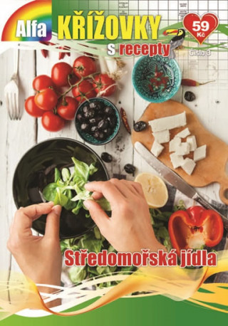 Kniha Křížovky s recepty 3/2018 - Středomořská jídla 