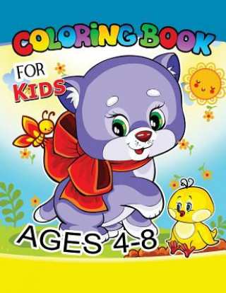 Könyv Coloring Book for Kids Ages 4-8: Cute dog, horse, lion, sheep, turtle and more.. for Kids, Girls Ages 8-12,4-8 Mindfulness Coloring Artist