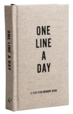 Naptár/Határidőnapló Canvas One Line a Day Chronicle Books