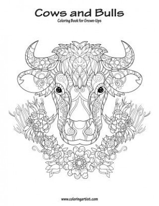 Książka Cows and Bulls Coloring Book for Grown-Ups 1 Nick Snels