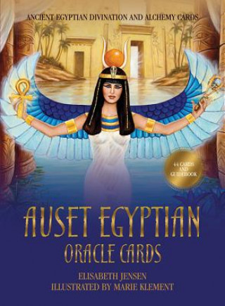Kniha Auset Egyptian Oracle Cards Elisabeth Jensen