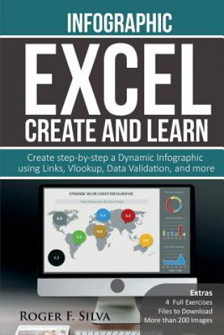 Carte Excel Create and Learn - Infographic: Create Step-By-Step a Dynamic Infographic Dashboard. More Than 200 Images And, 4 Exercises Roger F Silva