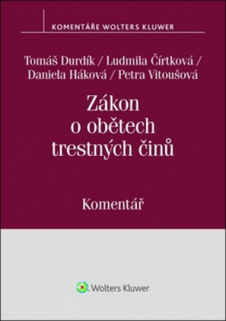 Könyv Zákon o obětech trestných činů Tomáš Durdík
