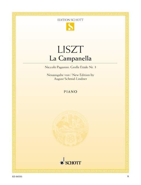 Könyv La Campanella Franz Liszt