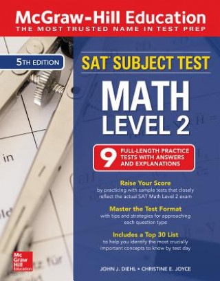 Kniha McGraw-Hill Education SAT Subject Test Math Level 2, Fifth Edition Diehl