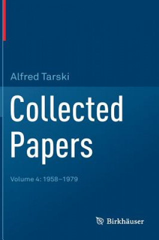 Kniha Collected Papers Alfred Tarski