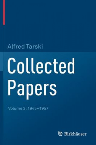 Kniha Collected Papers Alfred Tarski