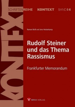 Książka Rudolf Steiner und das Thema Rassismus Ramon Brüll