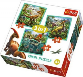 Hra/Hračka Puzzle Neobyčejný svět dinosaurů 