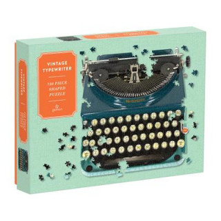 Book Just My Type: Vintage Typewriter 750 Piece Shaped Puzzle Galison