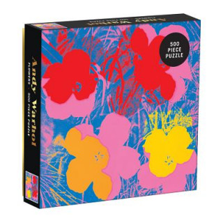 Книга Andy Warhol Flowers 500 Piece Puzzle Galison