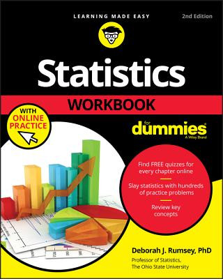 Könyv Statistics Workbook For Dummies, 2nd Edition with Online Practice Deborah J. Rumsey