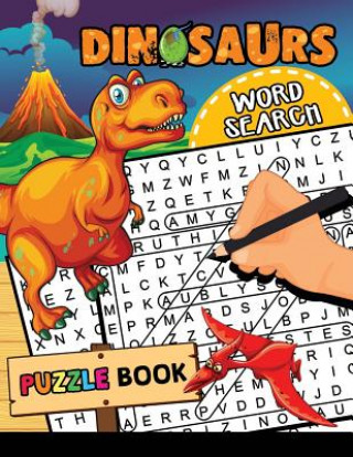 Buch Dinosaur Word Search Puzzle Book: Easy and Fun Activity Learning Workbook with Coloring Pages Rocket Publishing