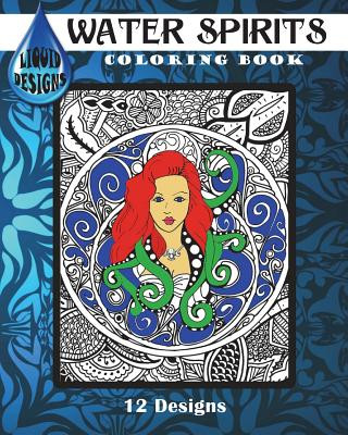 Książka Water Spirits - Coloring Book Liquid Designs