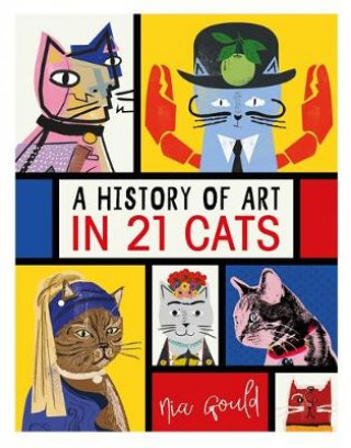 Könyv History of Art in 21 Cats Nia Gould