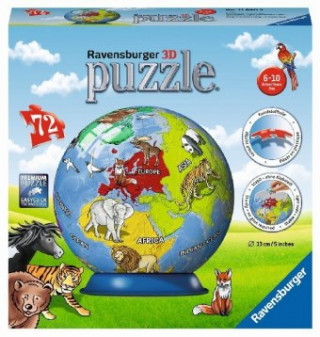 Játék Kindererde 3D Puzzle-Ball 72 Teile 
