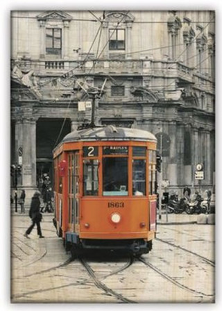 Kniha Obraz dřevěný: Tram, 340x485 