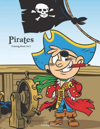 Kniha Pirates Coloring Book 1 & 2 Nick Snels