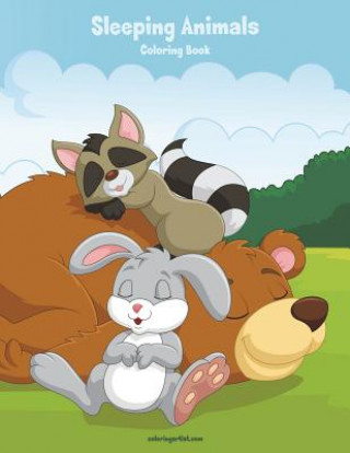 Knjiga Sleeping Animals Coloring Book 1 Nick Snels