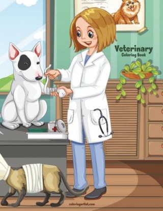 Kniha Veterinary Coloring Book 1 Nick Snels