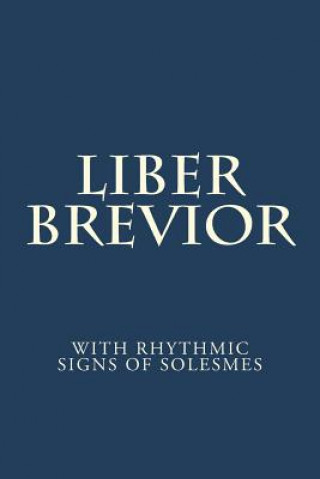 Book Liber Brevior: 1954 Edition Vatican