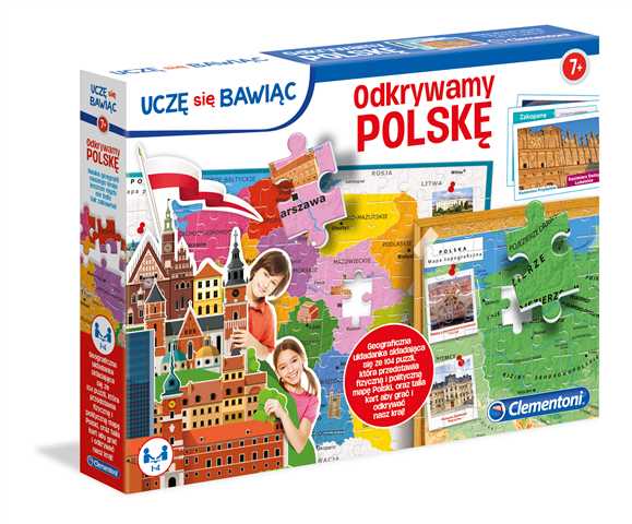Hra/Hračka Puzzle Odkrywamy Polskę 