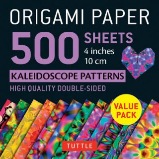 Naptár/Határidőnapló Origami Paper 500 sheets Kaleidoscope Patterns 4" (10 cm) Tuttle Publishing