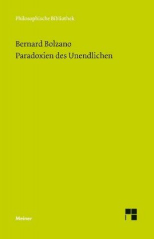 Boek Paradoxien des Unendlichen Bernard Bolzano