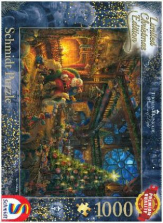 Gra/Zabawka Der Weihnachtsmann und seine Wichtel, Limited Christmas Edition (Puzzle) Thomas Kinkade