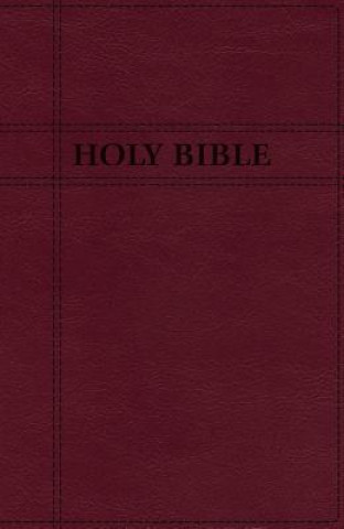 Könyv Niv, Premium Gift Bible, Leathersoft, Burgundy, Red Letter Edition, Comfort Print Zondervan