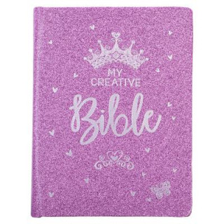 Knjiga My Creative Bible Purple Glitter Hardcover 