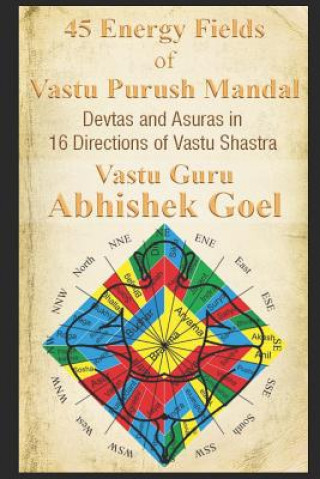 Carte 45 Energy Fields of Vastu Purush Mandal: Devtas and Asuras in 16 Directions of Vastu Shastra Vastu Guru Abhishek Goel
