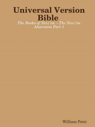 Książka Universal Version Bible William Petri