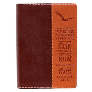 Könyv Wings Like Eagles Classic Lux-Leather Journal 