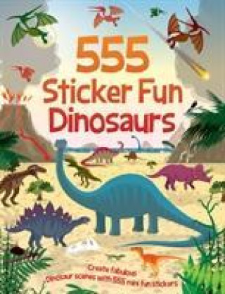 Книга 555 Sticker Fun - Dinosaurs Activity Book Oakley Graham