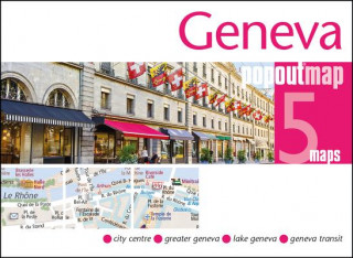 Materiale tipărite Geneva PopOut Map PopOut Maps