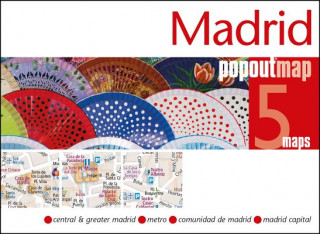 Nyomtatványok Madrid PopOut Map 