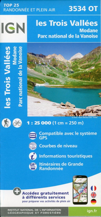 Nyomtatványok Les Trois Vallees / Modane PN de La Vanoise 