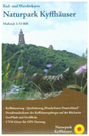Materiale tipărite KKV Rad- und Wanderkarte Naturpark Kyffhäuser 