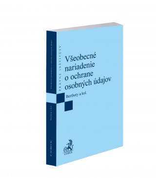 Livre Všeobecné nariadenie o ochrane osobných údajov Jakub Berthoty