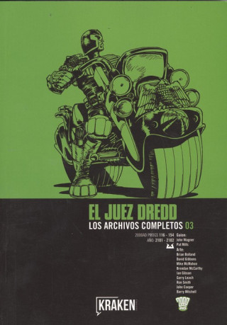 Kniha Juez dredd:los archivos completos 3 JOHN WAGNER