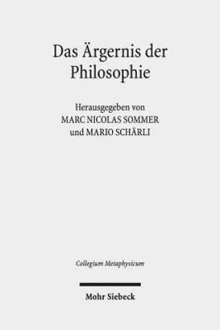 Książka Das AErgernis der Philosophie Marc Nicolas Sommer