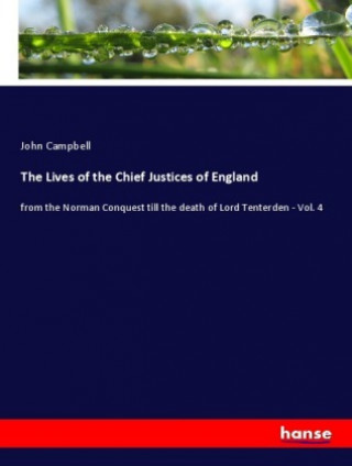 Könyv The Lives of the Chief Justices of England John Campbell