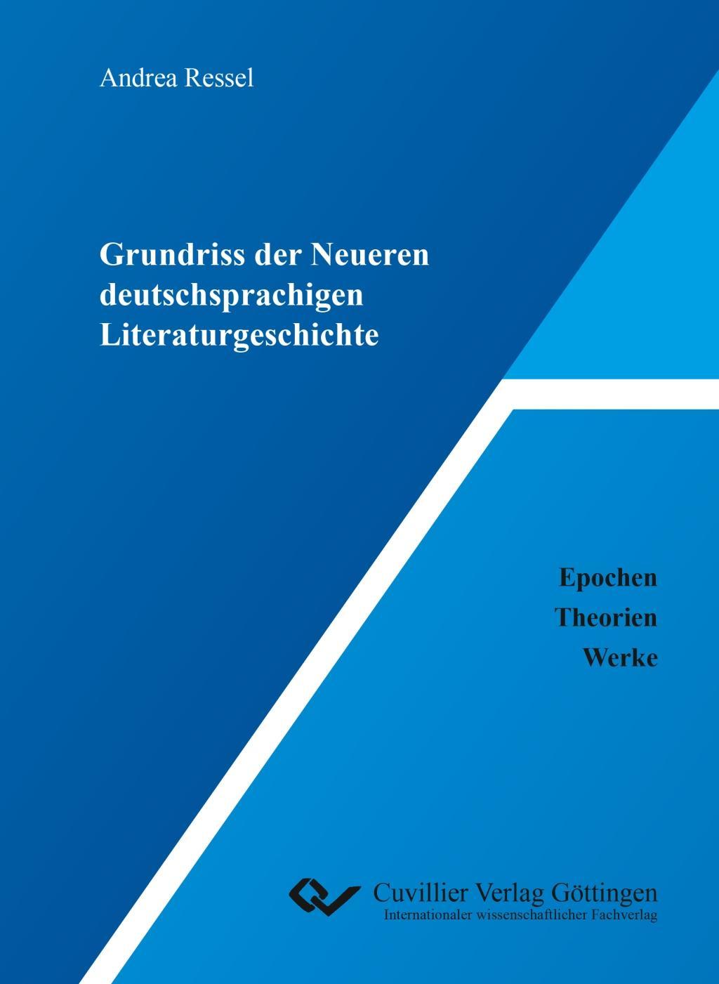 Carte Lehr- und Lernbuch Germanistik. Band 1: Literaturwissenschaft Andrea Ressel