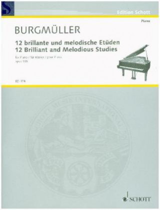 Tiskovina 12 brillante und melodische Etüden Friedrich Burgmüller