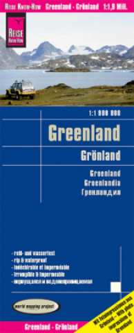 Materiale tipărite Reise Know-How Landkarte Grönland / Greenland (1:1.900.000) Reise Know-How Verlag Peter Rump