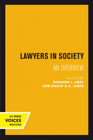 Kniha Lawyers in Society 