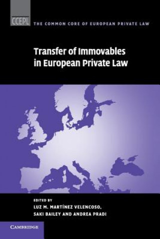 Kniha Transfer of Immovables in European Private Law Luz M Mart?nez Velencoso