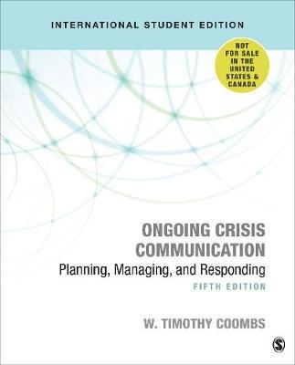 Kniha Ongoing Crisis Communication - International Student Edition Timothy Coombs